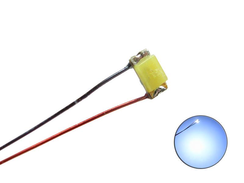 Schönwitz 50530 10 Stück LED SMD 0603 mit Kupferlackdraht kaltweiß