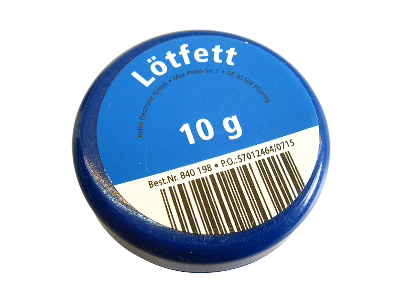 Schönwitz 04322 Lötfett 10 g Kunststoffdose Löthilfe