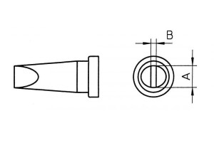 Sch&ouml;nwitz 42417 Weller L&ouml;tspitze LT B 2,4mm...