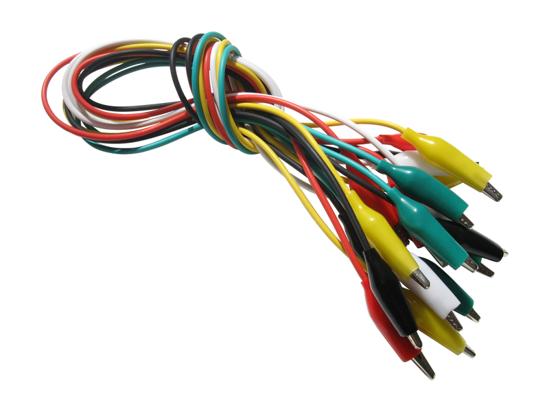 Schönwitz 11151 Krokoklemmen Krokodilklemmen Messkabel 10er Set