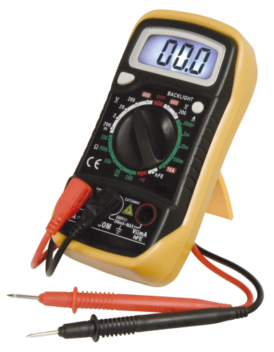 Schönwitz 31046 Digitalmultimeter Messgerät Spannungsprüfer Voltmeter LCD beleuchtet M-730L