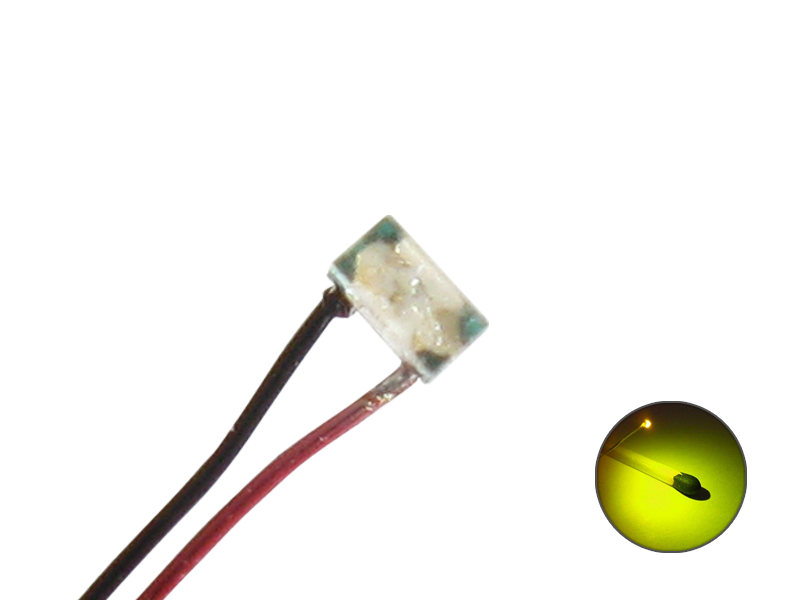 Schönwitz 50207 10 Stück LED SMD 0402 mit Kupferlackdraht Draht Kabel grün grünlich