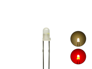 Sch&ouml;nwitz 50605 DUO Bi-Color Bipolar LED 3mm 2pin...