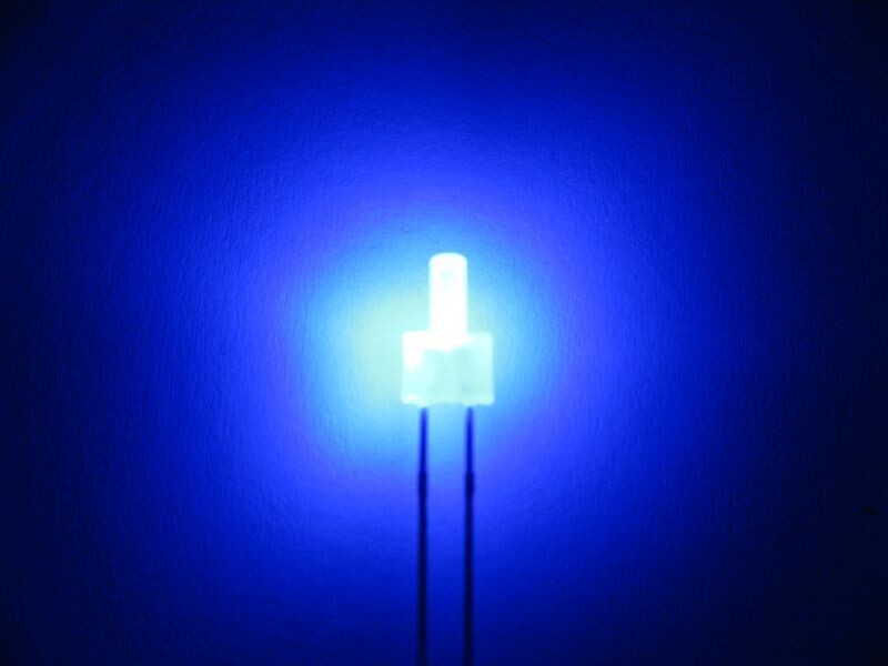 Schönwitz 50800 Tower LED lang 2mm blau diffus blinkend 1,8Hz