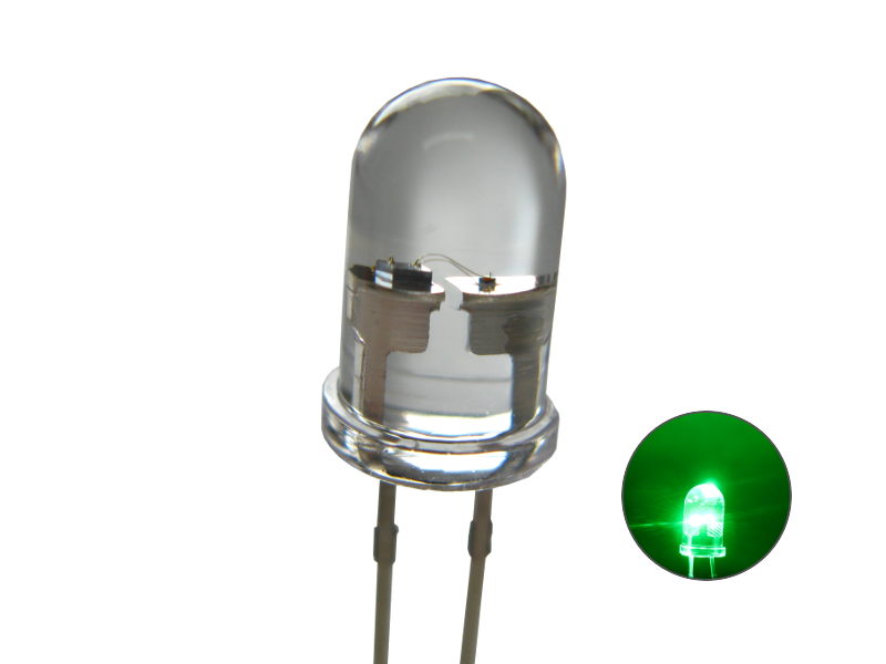 Schönwitz 50808 Blink LED mit Steuerung blinkend 5mm klar echtgrün / puregreen