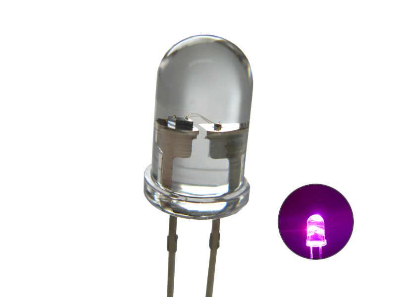 Schönwitz 50813 Blink LED mit Steuerung blinkend 5mm klar pink