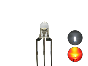 Sch&ouml;nwitz 50816 DUO Bi-Color LED 3mm klar 3pin Anode...