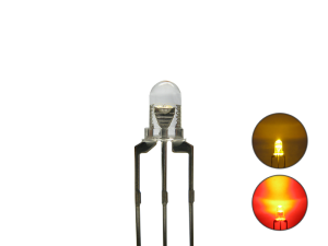 Sch&ouml;nwitz 50817 DUO Bi-Color LED 3mm klar 3pin Anode...