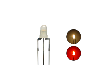 Sch&ouml;nwitz 50818 DUO Bi-Color LED 3mm diffus 3pin...