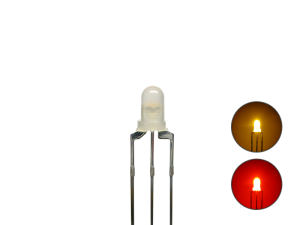 Sch&ouml;nwitz 50820 DUO Bi-Color LED 3mm diffus 3pin...