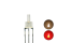 Sch&ouml;nwitz 50821 DUO Bi-Color LED 2mm lang diffus 3pin Anode warmwei&szlig; / rot