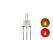Sch&ouml;nwitz 50823 DUO Bi-Color LED 2mm lang diffus 3pin Anode gelb / rot
