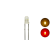 Sch&ouml;nwitz 50825 DUO Bi-Color Bipolar LED 3mm 2pin diffus gelb / rot
