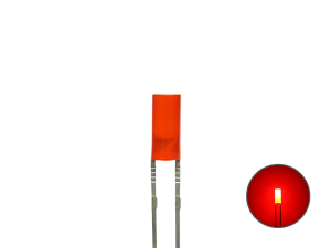 Sch&ouml;nwitz 50829 LED Zylinder 3mm diffus rot