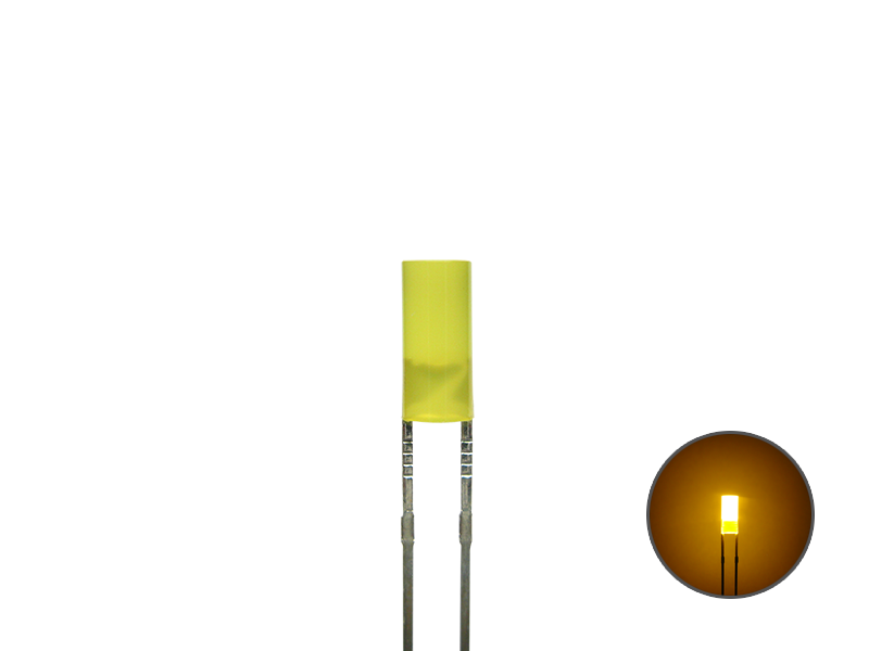 Schönwitz 50830 LED Zylinder 3mm diffus gelb