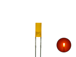Sch&ouml;nwitz 50832 LED Zylinder 3mm diffus orange