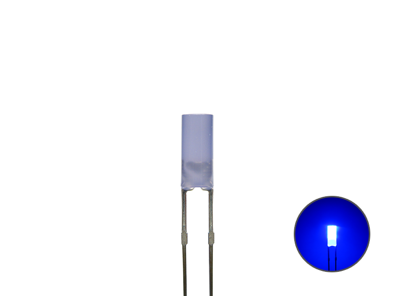 Schönwitz 50834 LED Zylinder 3mm diffus blau