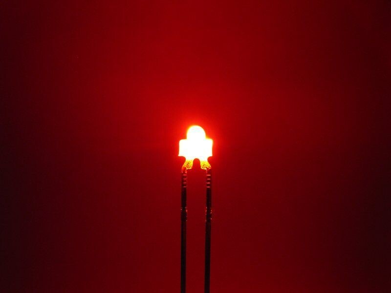 Schönwitz 50844 LED 1,8mm rot diffus blinkend 1,8Hz