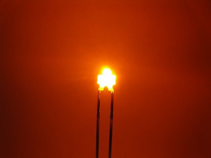 Schönwitz 50849 LED 1,8mm orange diffus blinkend 1,8Hz