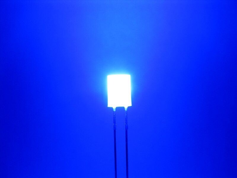 Schönwitz 50856 LED Zylinder 5mm diffus blau