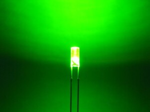 Sch&ouml;nwitz 50862 LED Zylinder 3mm klar gr&uuml;nlich...