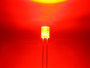 Sch&ouml;nwitz 50868 LED Zylinder 5mm klar rot