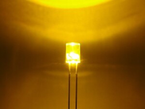 Sch&ouml;nwitz 50869 LED Zylinder 5mm klar gelb