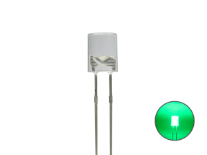 Sch&ouml;nwitz 50871 LED Zylinder 5mm klar echtgr&uuml;n...