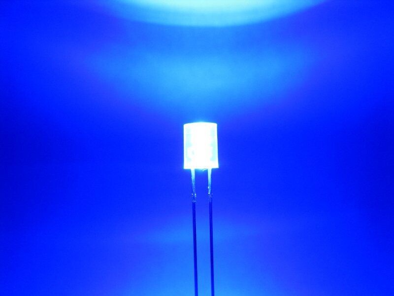 Schönwitz 50872 LED Zylinder 5mm klar blau