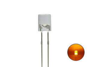 Sch&ouml;nwitz 50873 LED Zylinder 5mm klar orange / amber