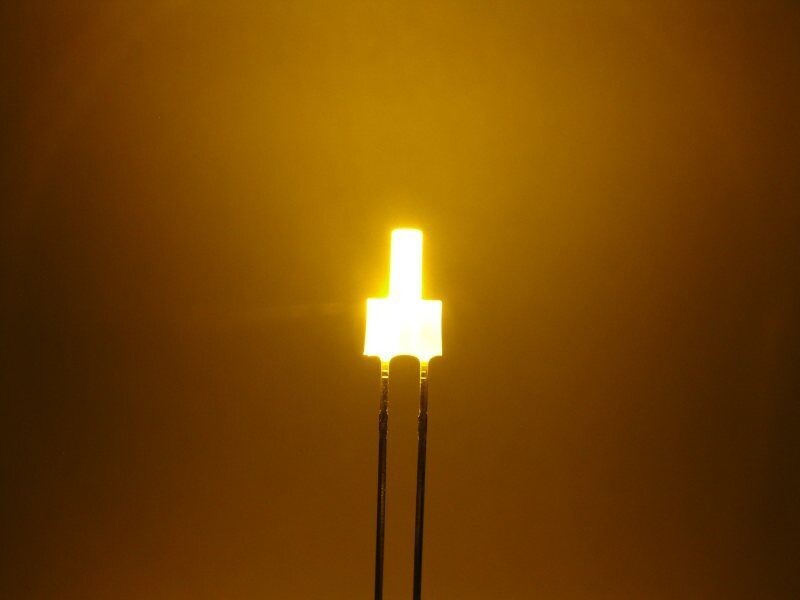 Schönwitz 50878 DUO LED 2mm lang Bipolar 2pin diffus gelb / rot