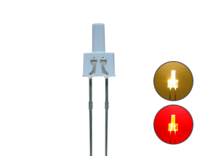 Sch&ouml;nwitz 50879 DUO LED 2mm lang Bipolar 2pin klar...