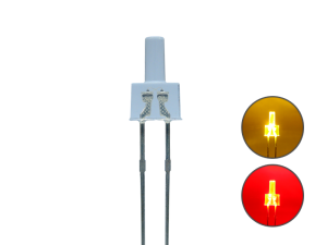 Sch&ouml;nwitz 50881 DUO LED 2mm lang Bipolar 2pin klar...