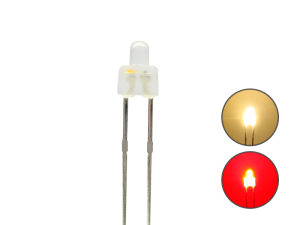 Sch&ouml;nwitz 50885 DUO LED 2mm kurz Bipolar 2pin diffus...