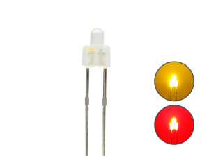 Sch&ouml;nwitz 50887 DUO LED 2mm kurz Bipolar 2pin diffus...