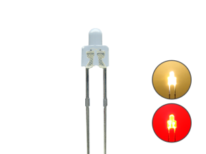 Sch&ouml;nwitz 50888 DUO LED 2mm kurz Bipolar 2pin klar...