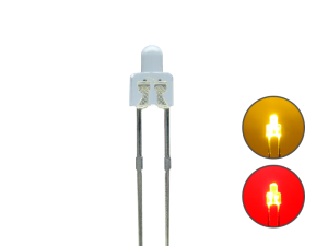 Sch&ouml;nwitz 50890 DUO LED 2mm kurz Bipolar 2pin klar...