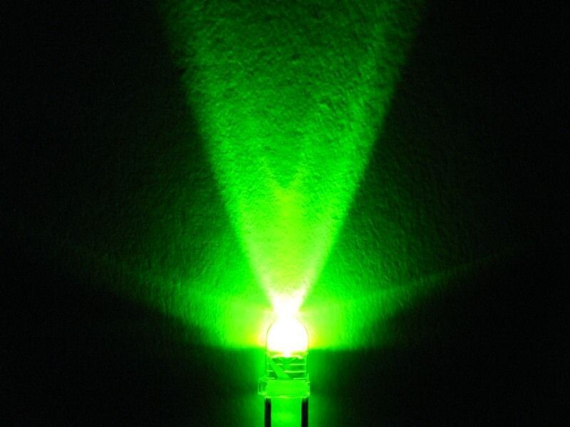 Schönwitz 50896 Standard LED 3mm klar grünlich / gelbgrün