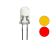 Sch&ouml;nwitz 50905 DUO Bi-Color Bipolar LED 5mm 2pin klar gelb / rot