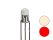 Sch&ouml;nwitz 50906 DUO Bi-Color LED 5mm klar 3pin Anode warmwei&szlig; / rot