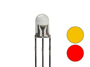 Sch&ouml;nwitz 50908 DUO Bi-Color LED 5mm klar 3pin Anode...