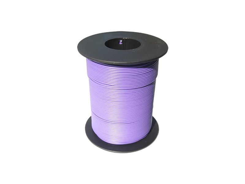 Schönwitz 50349 100 Meter Miniaturkabel Litze flexibel LIY 0,14mm² lila violett