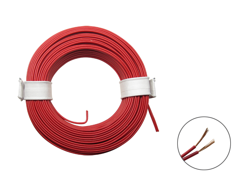 Schönwitz 50357 10m LIYZ Doppellitze Zwillingslitze 2x 0,08mm² rot
