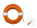 Sch&ouml;nwitz 50363 10m LIYZ Doppellitze Zwillingslitze 2x 0,08mm&sup2; orange