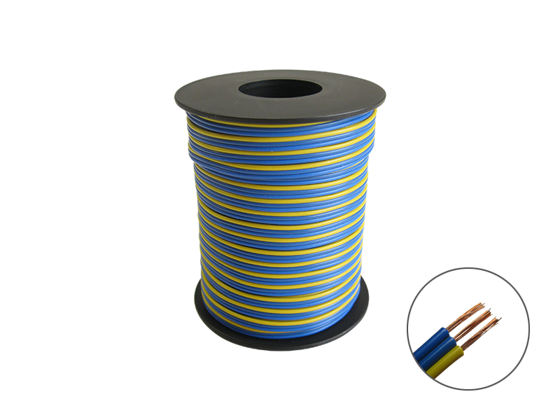 Schönwitz 50368 25m Drillingslitze für Weichen 3x 0,14mm² blau / blau / gelb