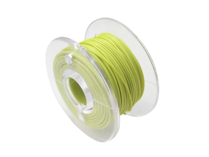 Schönwitz 50938 10 Meter Spule Mikrokabel Litze flexibel FEP 0,014mm² gelb