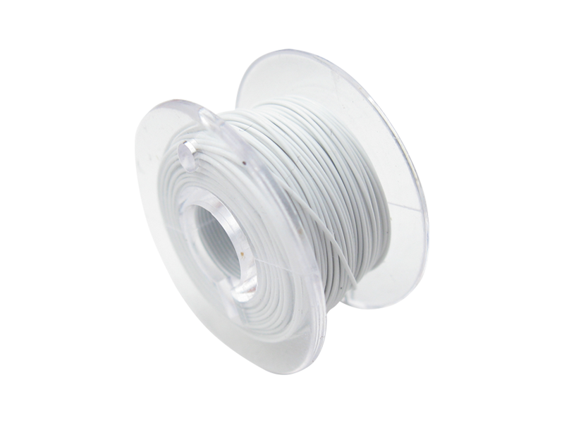 Schönwitz 50941 10 Meter Spule Mikrokabel Litze flexibel FEP 0,014mm² weiß