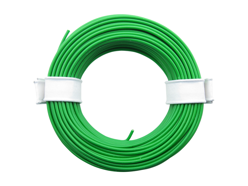 Schönwitz 50958 10 Meter Ring Miniaturkabel Litze flexibel LIY 0,14mm² grün