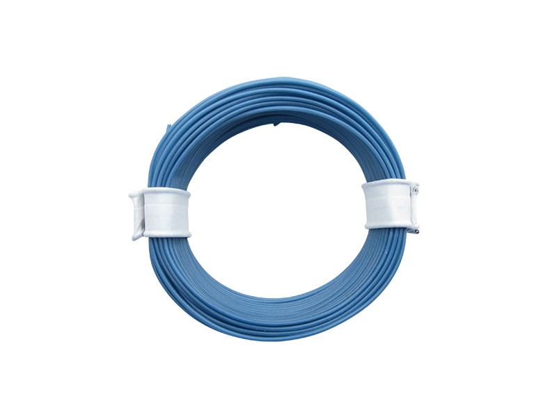 Schönwitz 51007 10 Meter Ring Miniaturkabel Litze LIFY 0,05mm² blau