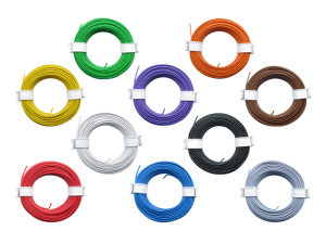 Sch&ouml;nwitz 51023 10x 10m Ring Miniaturkabel Litze...